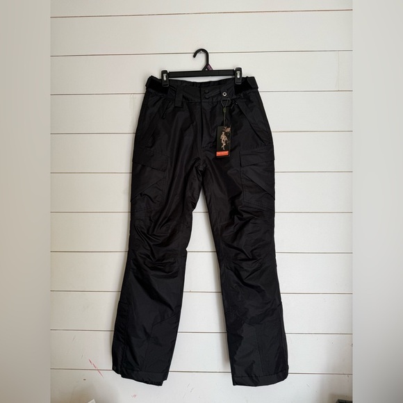 FREE SOLDIER Men's Waterproof Snow Insulated Pants Winter Skiing Snowboarding - Picture 5 of 11